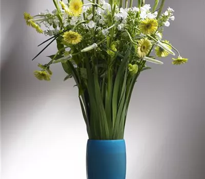 Die Blumen in der Vase richtig in Szene gesetzt
